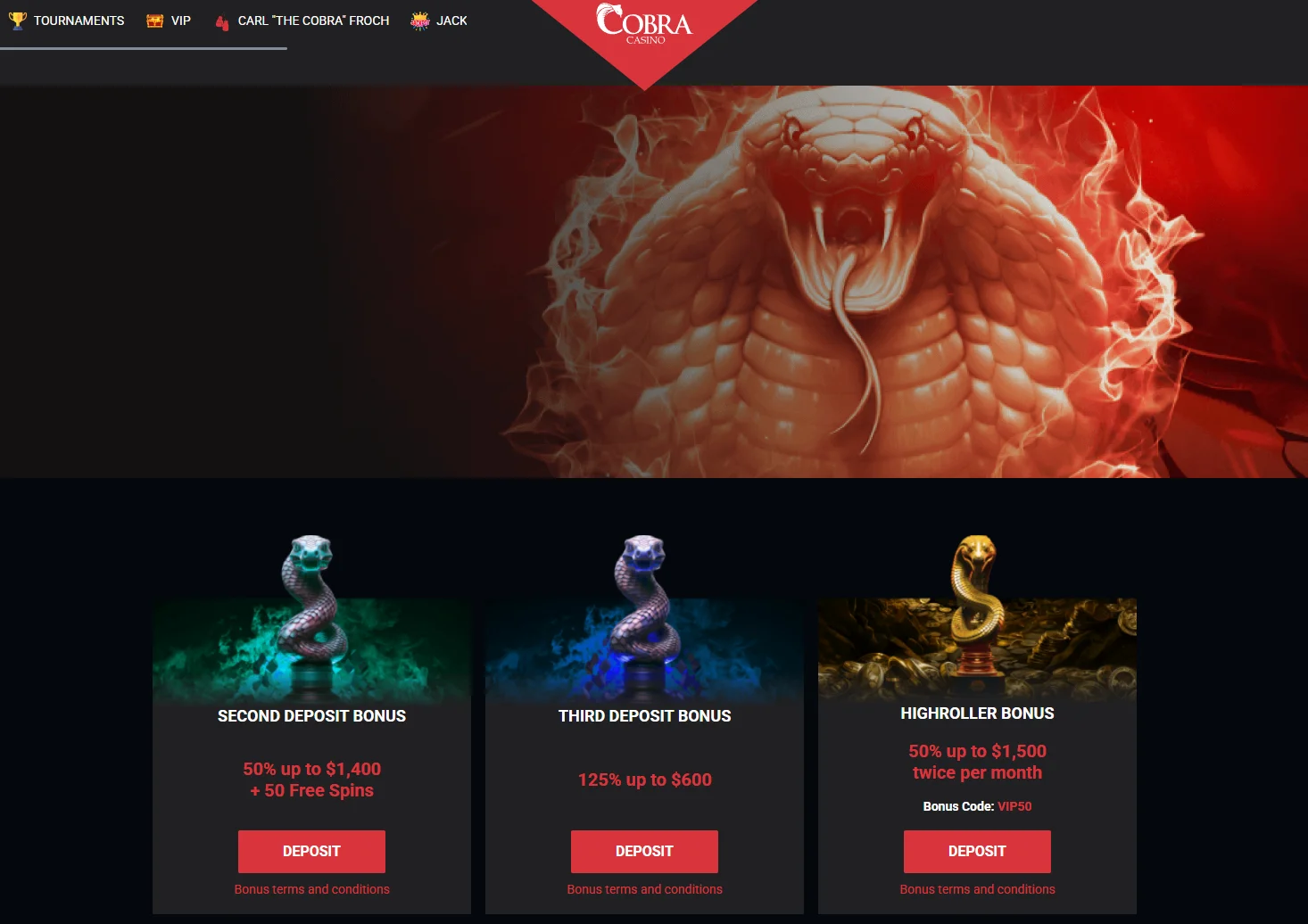 cobra casino