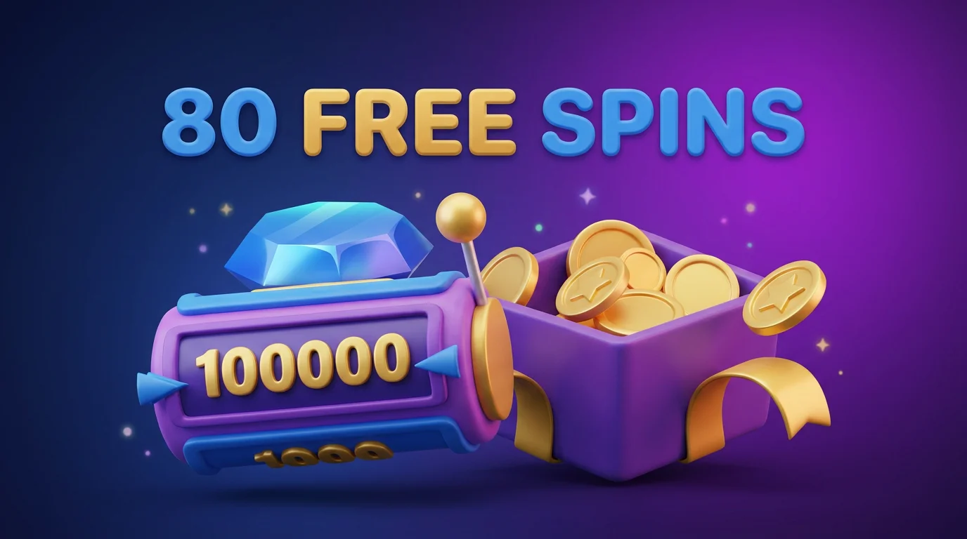 80 free spins no deposit