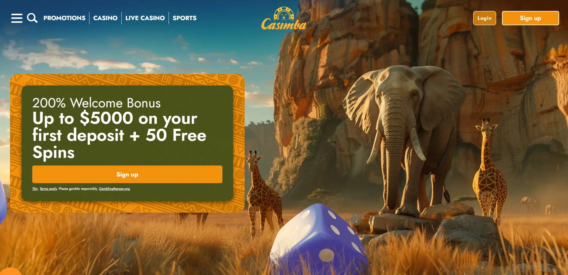 Casimba Casino Bonuses