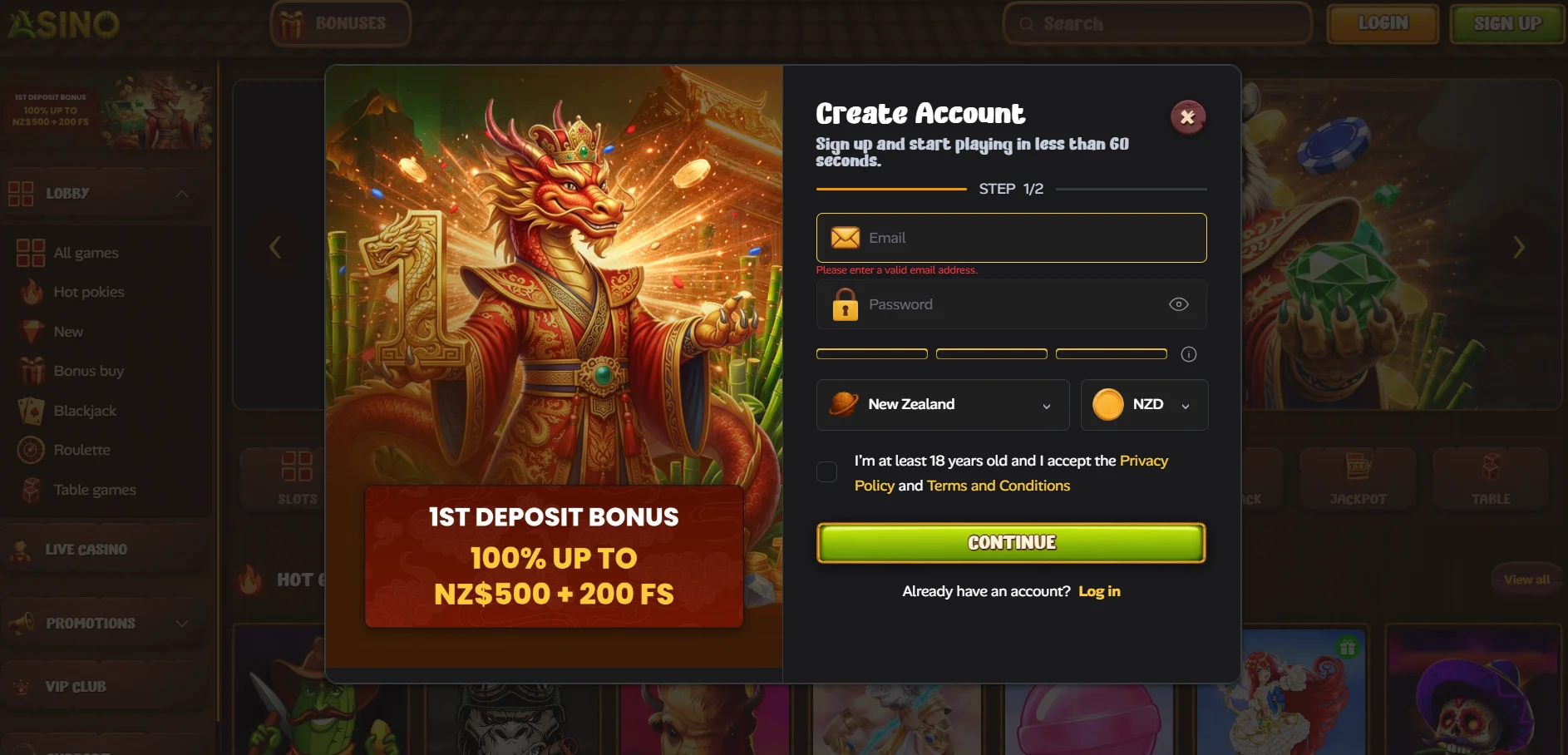 asino casino review