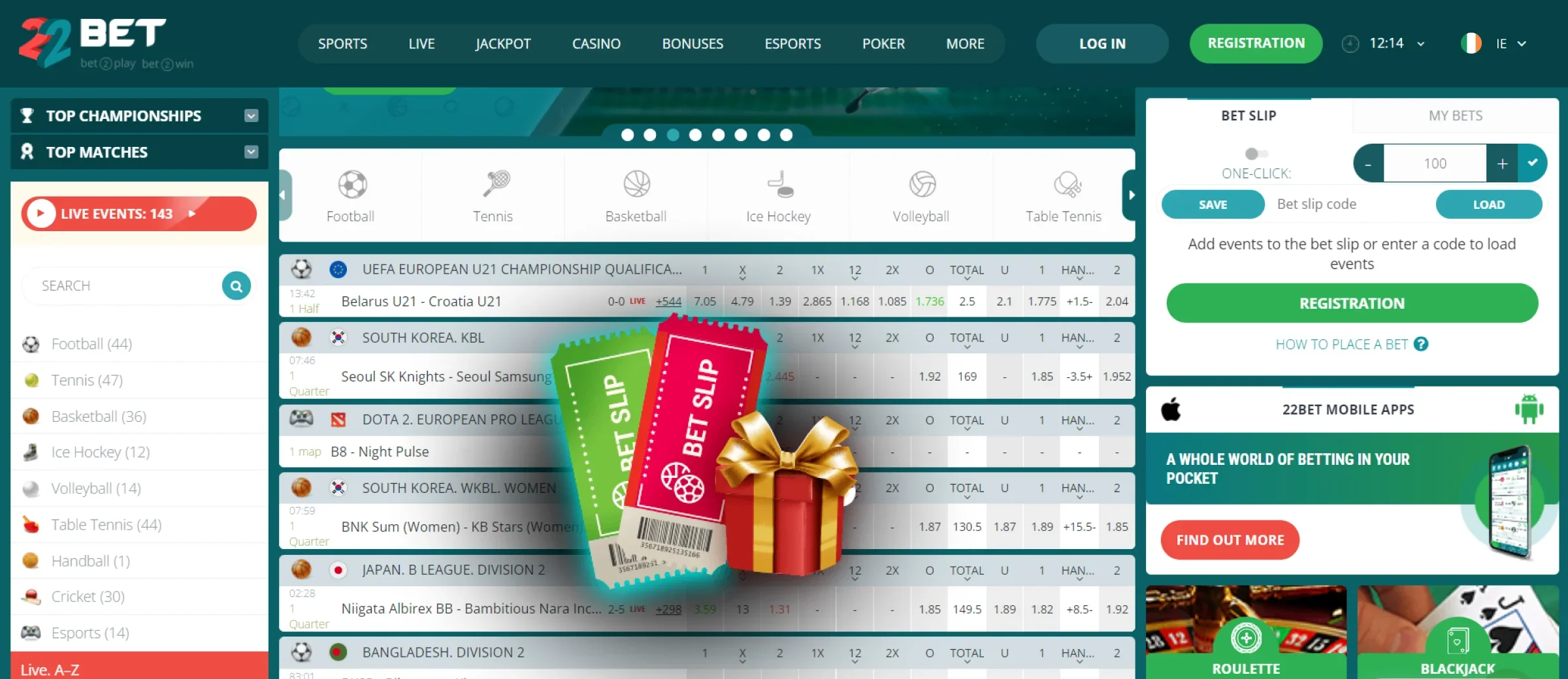 Casino 22Bet