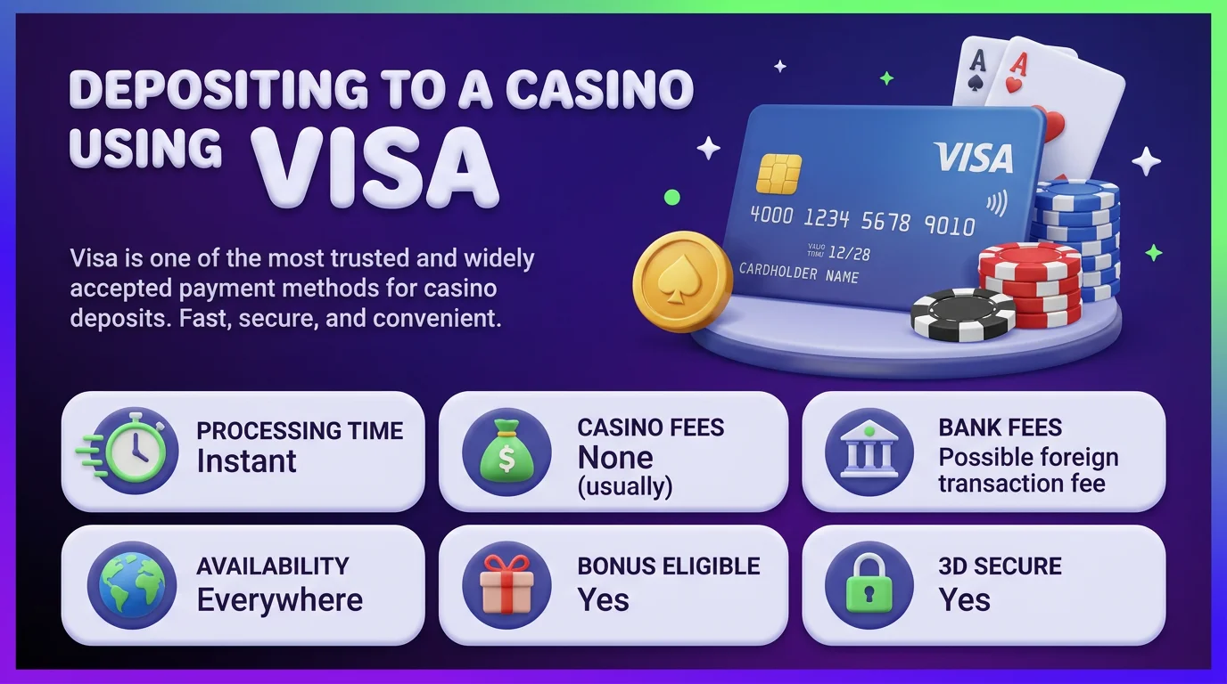 visa casinos nz