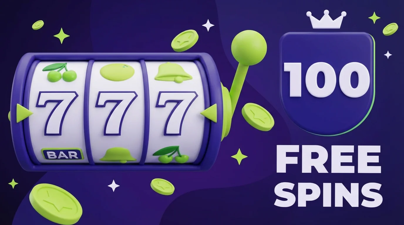 100 free spins online casino