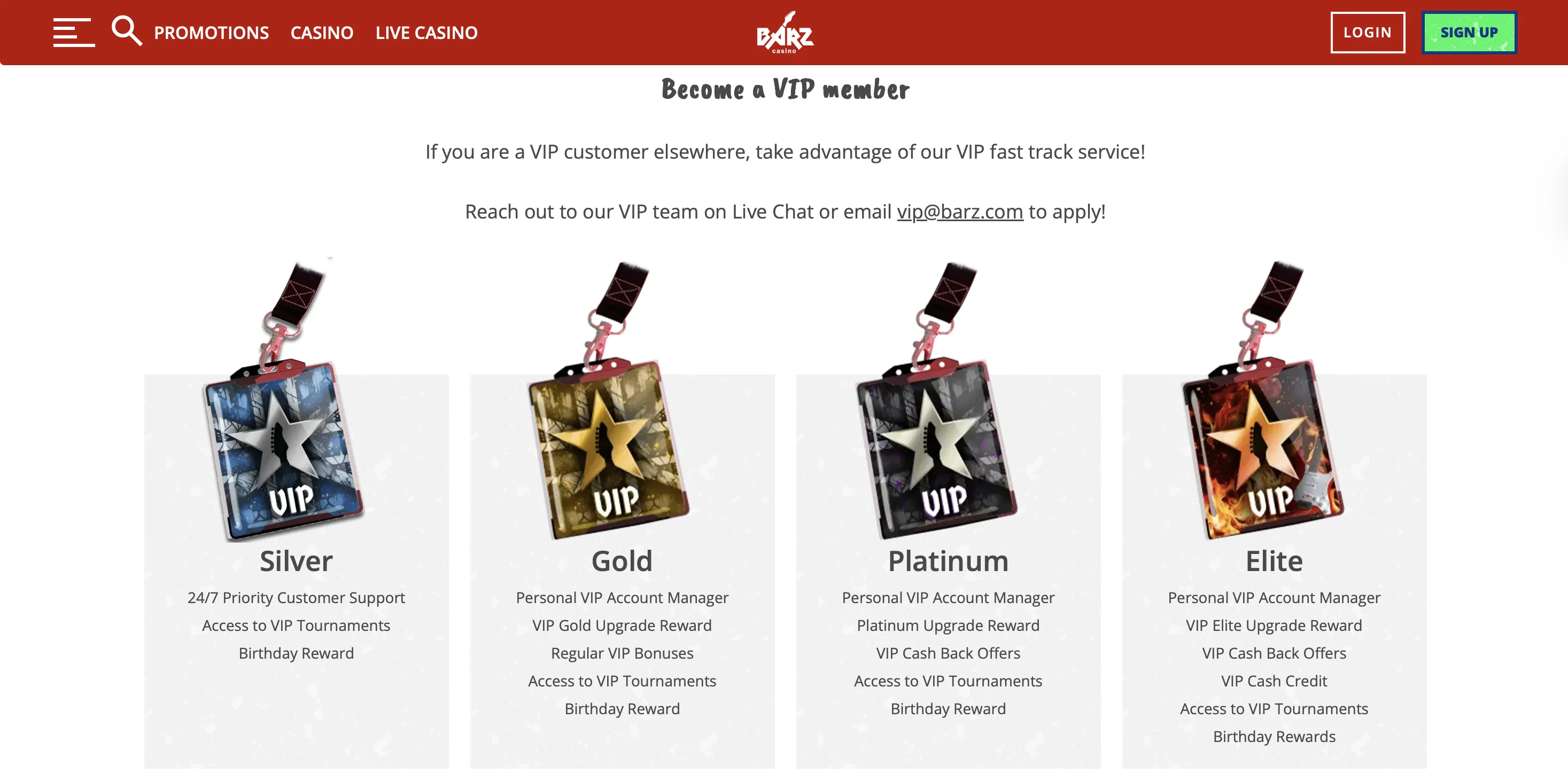 barz casino review