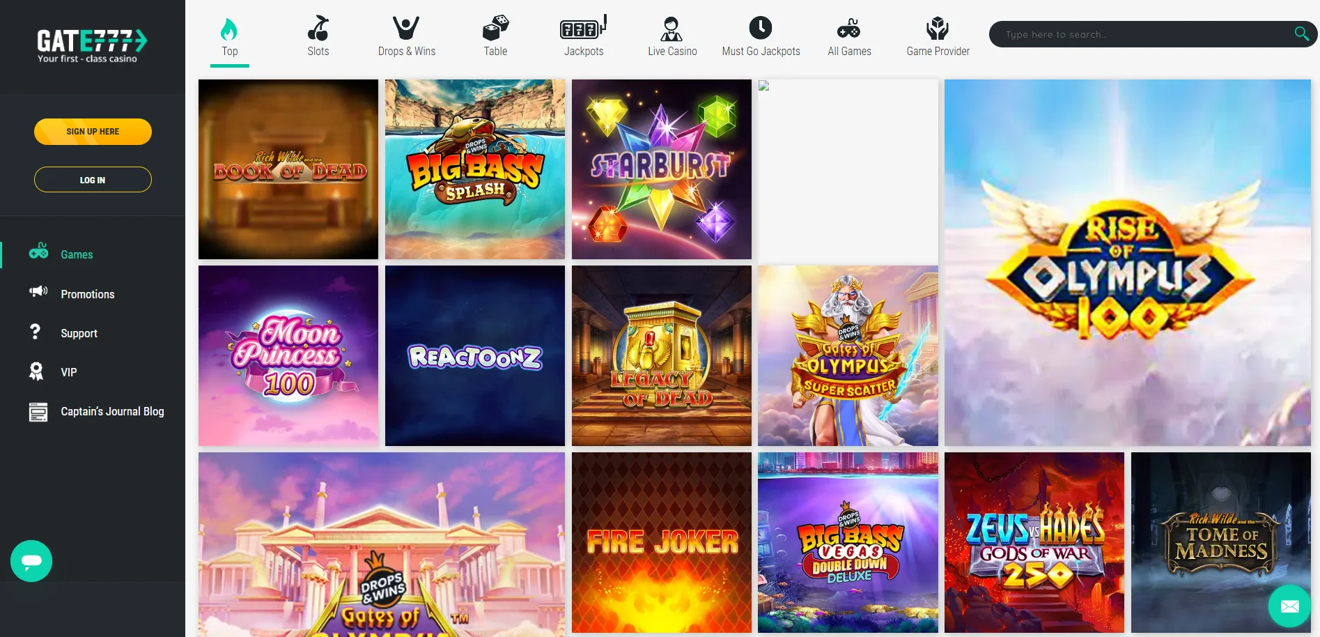 gate 777 free spins