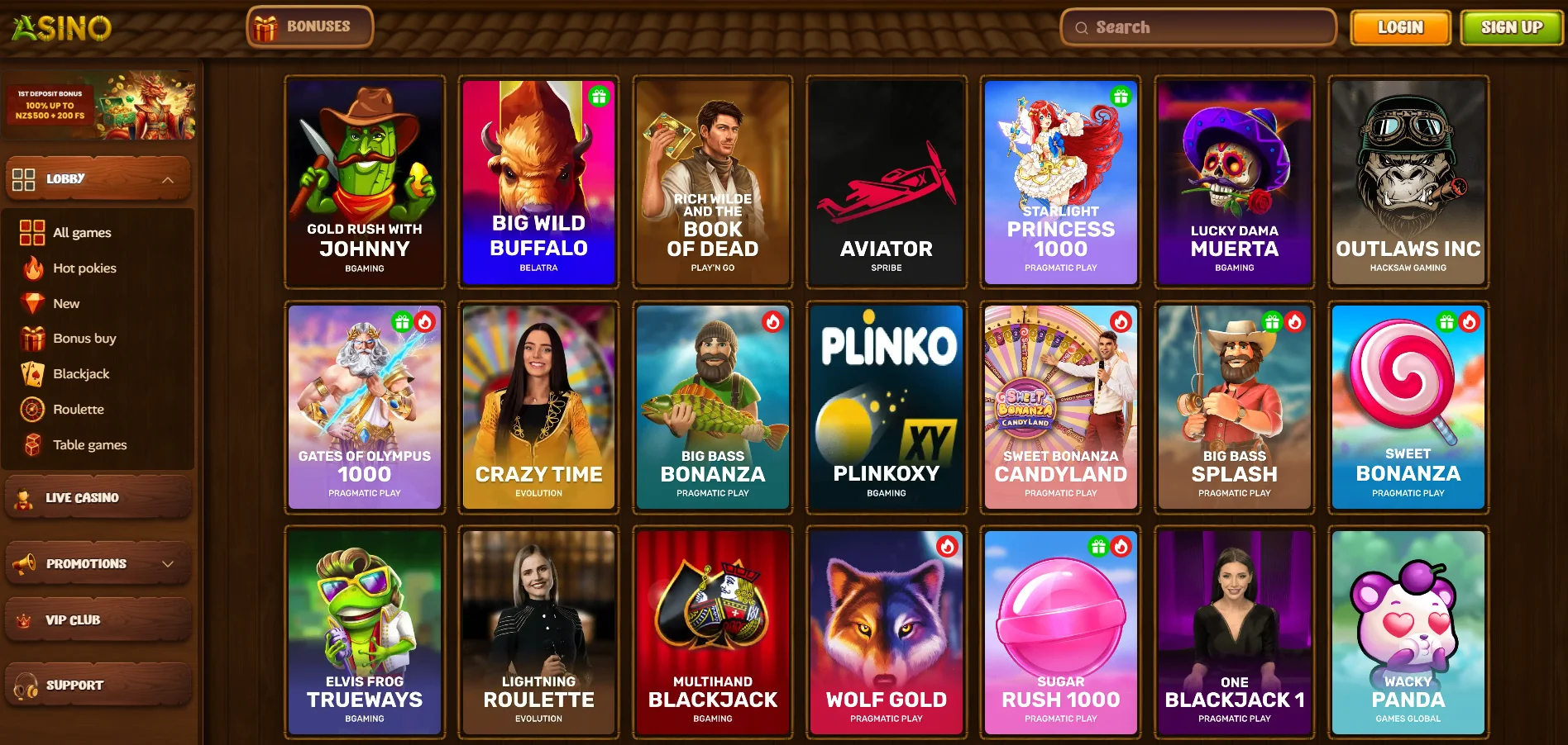 asino online