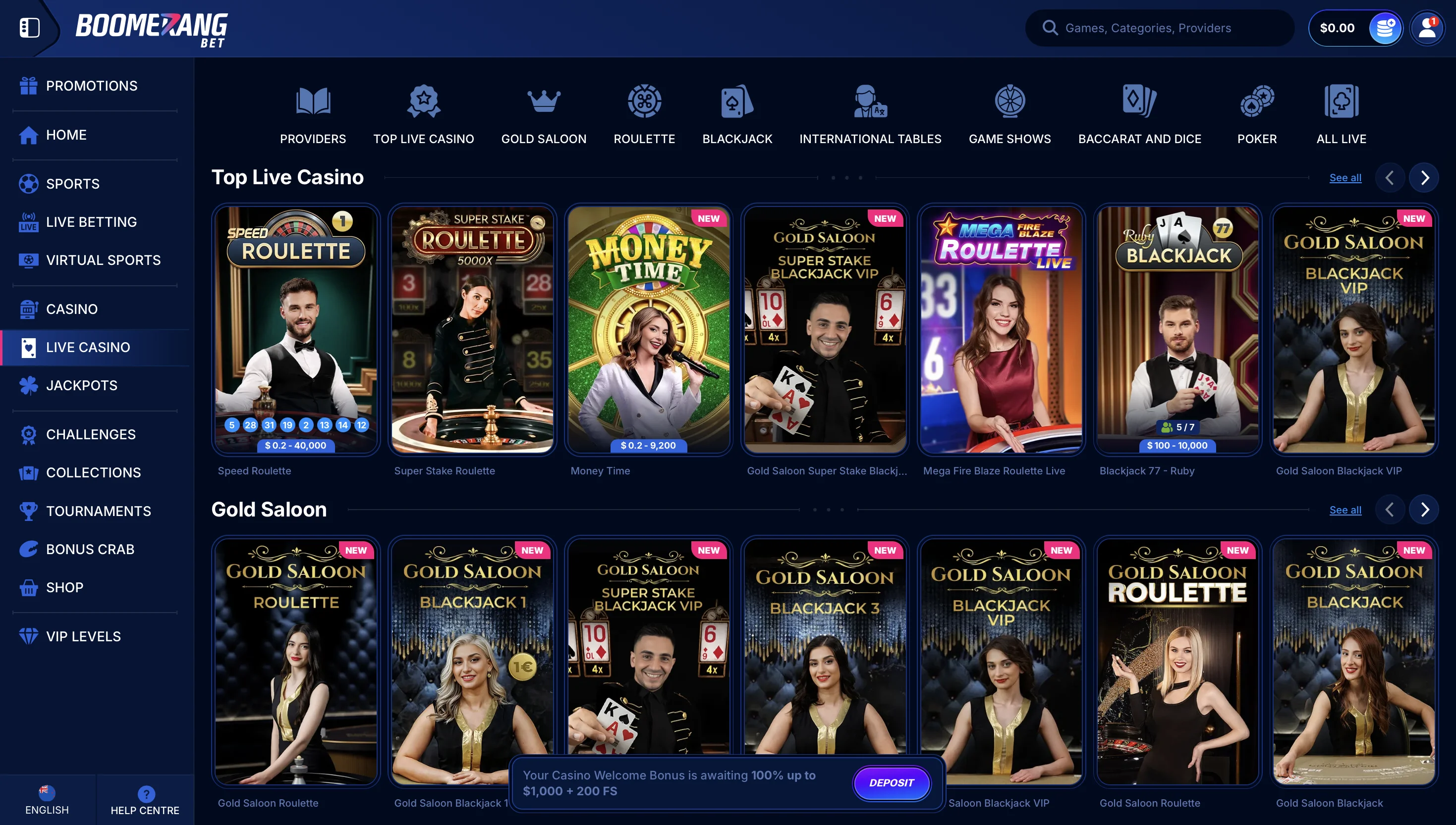 boomerang casino review