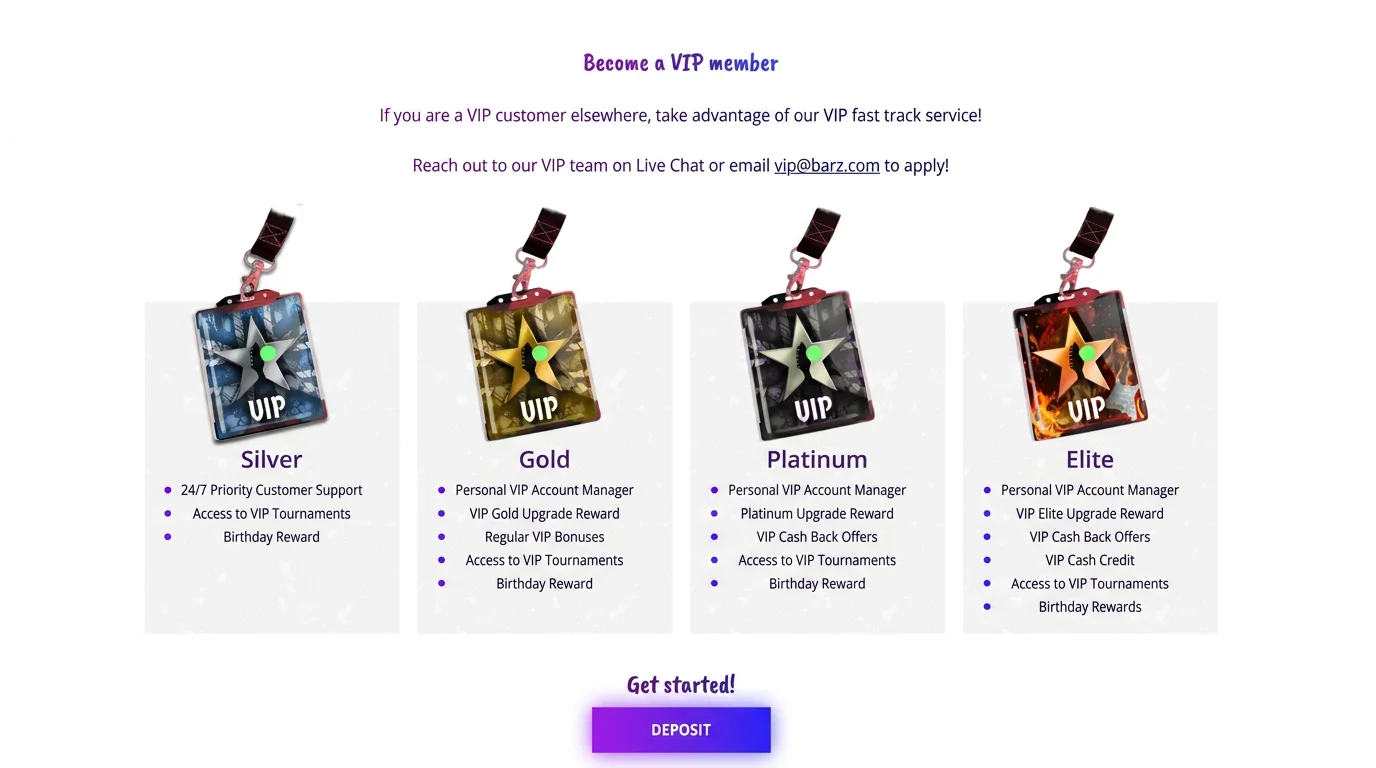 barz casino bonus