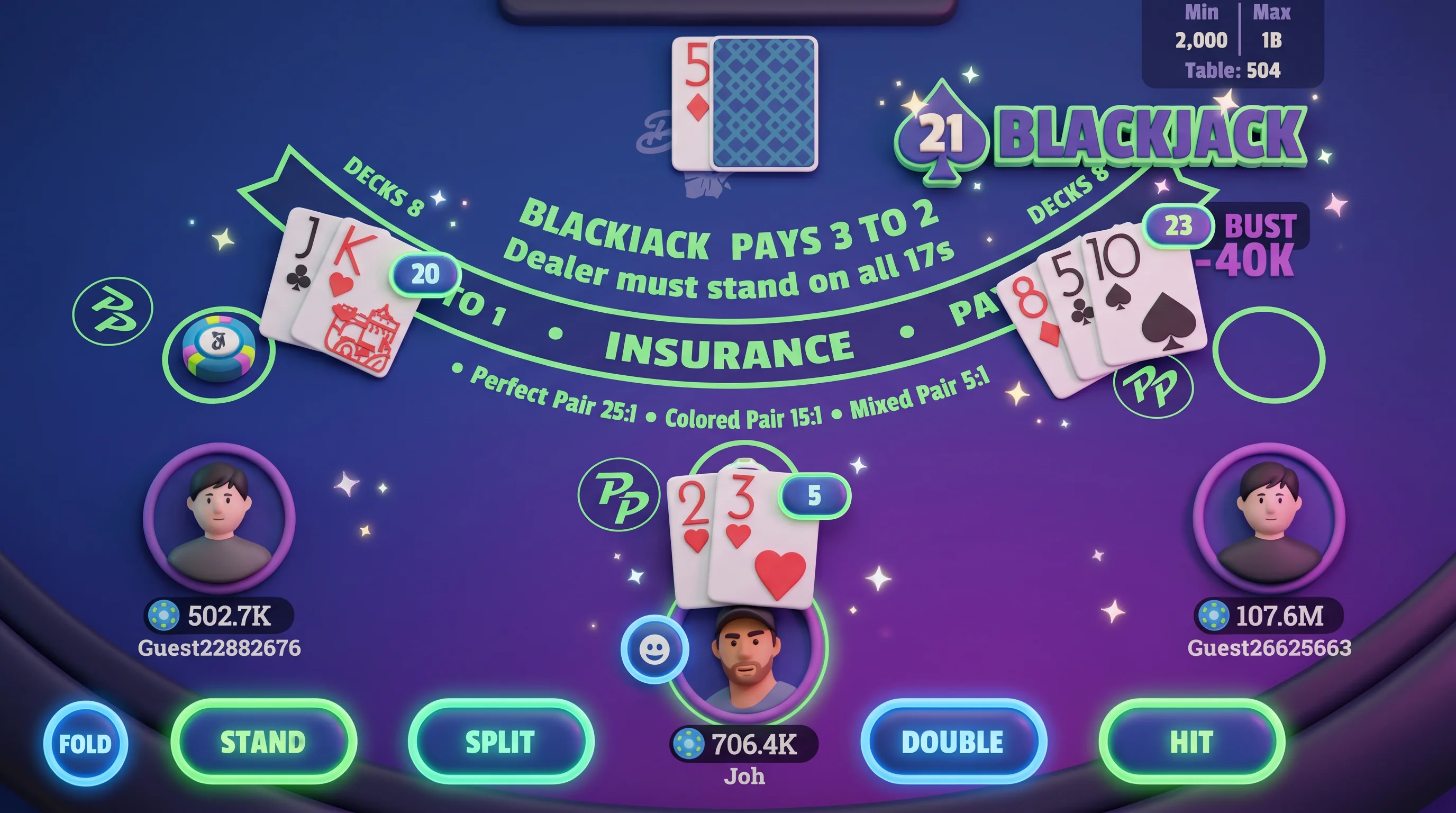 blackjack online nz