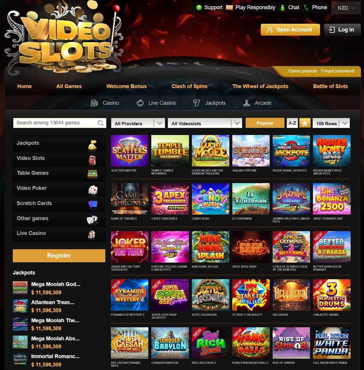 videoslots review