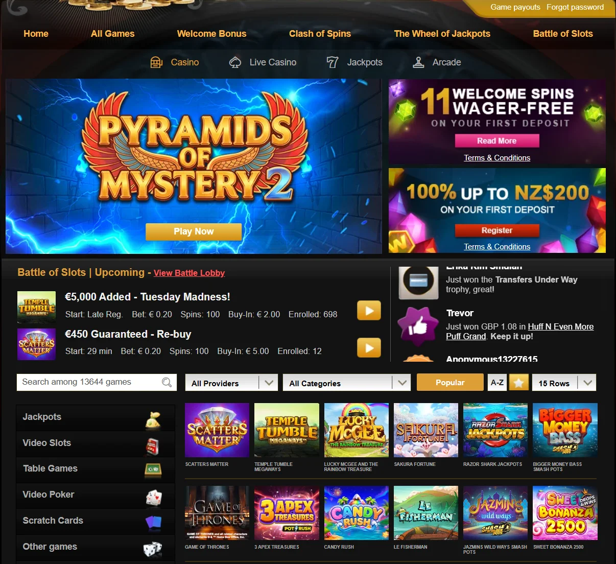 videoslots casino review