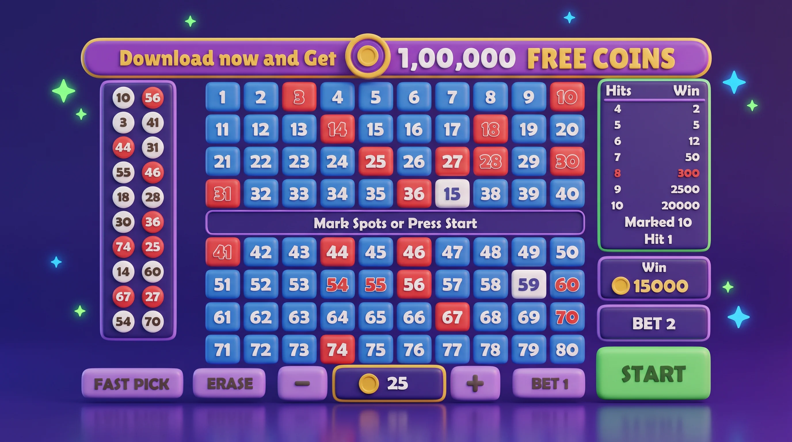 keno casino game