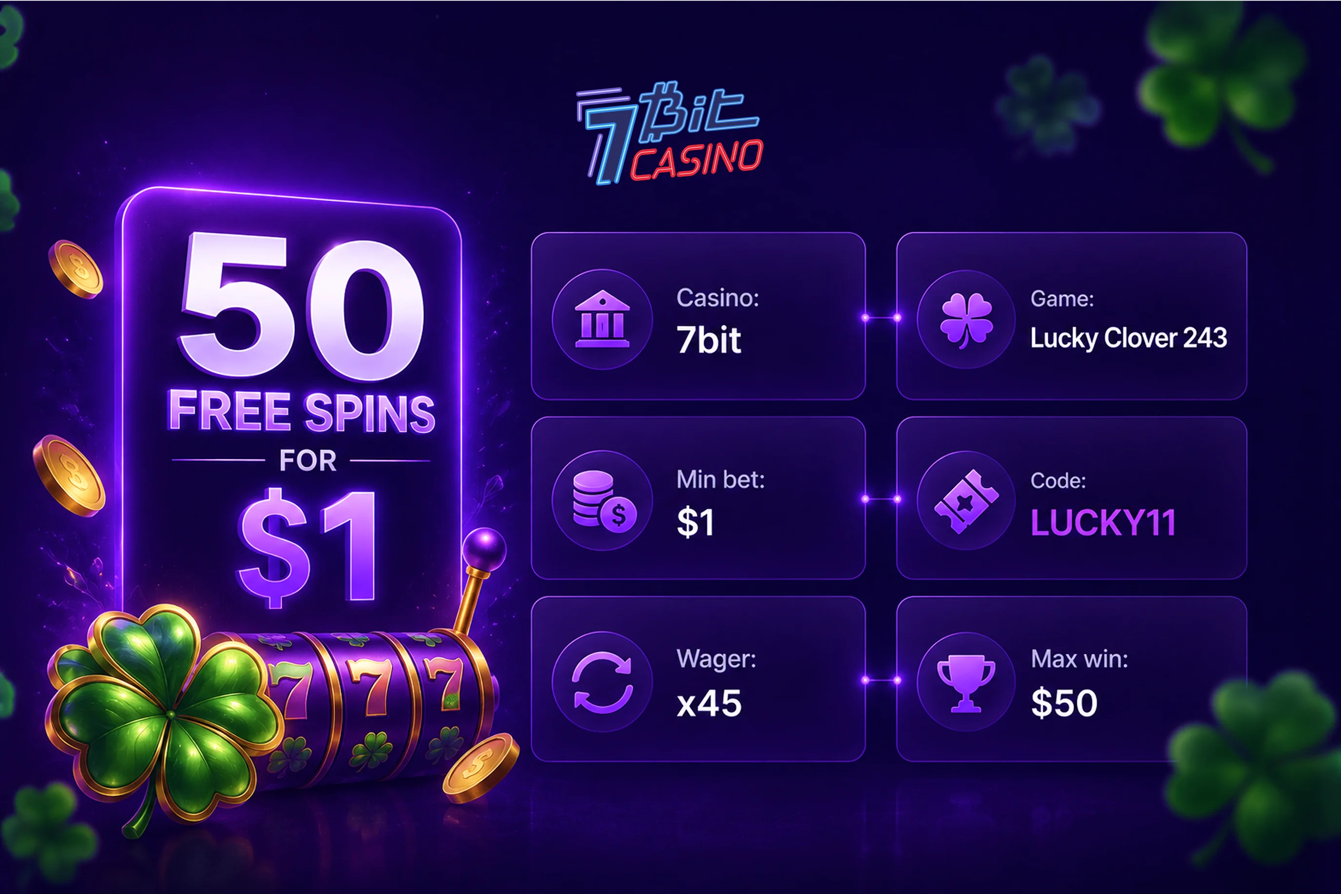 7bit Casino with 1$