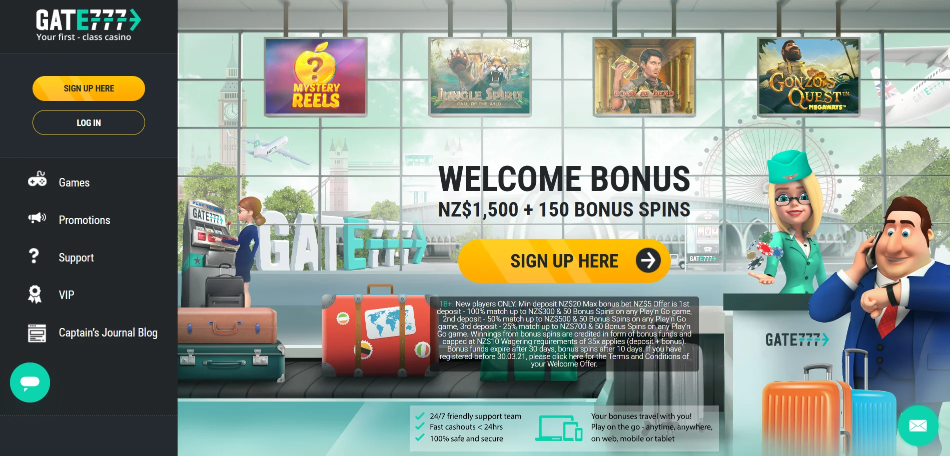 gate 777 no deposit bonus